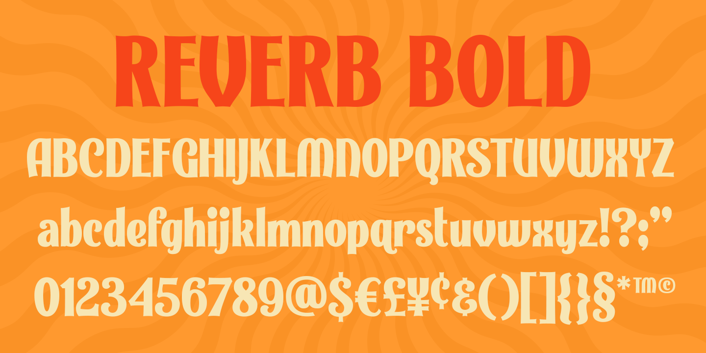 Beispiel einer Reverb Demi Bold-Schriftart